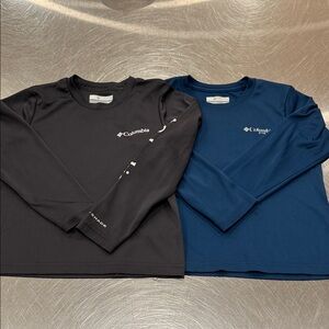 Columbia Kids Long Sleeve Rash guard T’s - set of 2